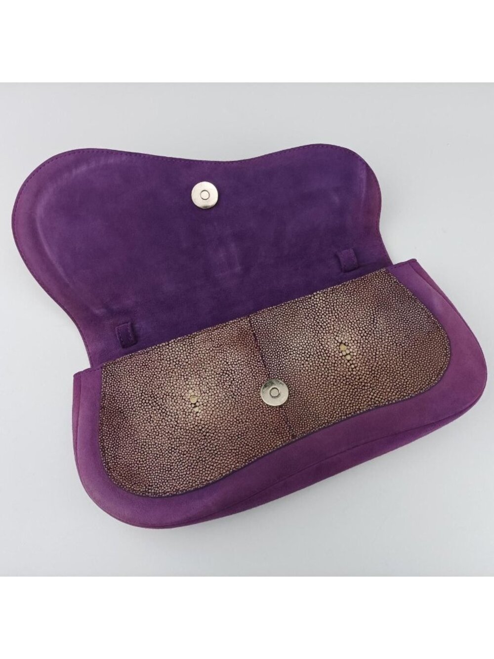 ★SOLD★ Dior Gaucho Purple Beige String Messenger - Picture 13 of 15